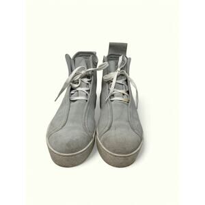 Filippa K Suede High Top Sneakers Gray Beige Women's Size 10-11